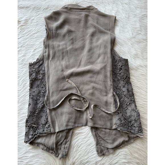 TRANSIT par such Leather “lace” vest - Picture 3 of 11